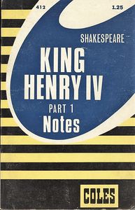 Notes for Shakespeare's "King Henry IV, Part 1