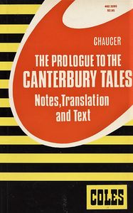 Notes, Translation and Text for Chaucer's "The Prologue to the Canterbury Tales"