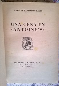 Una Cena En "Antoine's"