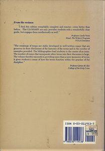 A Glossary of Literary Terms: Fifth Edition