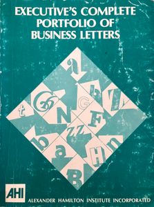 Executive's Complete Portfolio of Business Letters
