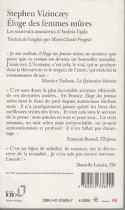 Éloge Des Femmes Mûres