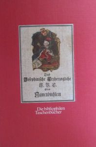 Das Josephinische Erzherzögliche A.B.C. Oder Namenbüchlein