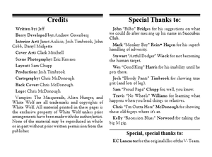 Alien Hunger: A Jump-Start Story for Vampire: The Masquerade