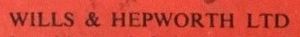 Wills & Hepworth Ltd.