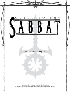 Guide to the Sabbat: A Sourcebook for Vampire: The Masquerade