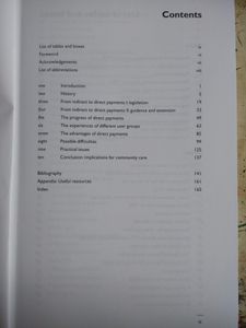 Social Work And Direct Payments