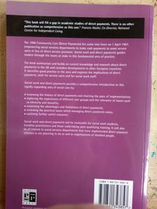 Social Work And Direct Payments