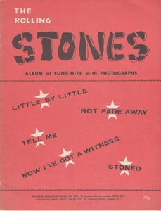 The Rolling Stones Albun Of Song Hits With Photographs
