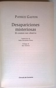 Desapariciones Misteriosas 