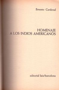 Homenaje A Los Indios Americanos