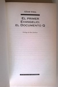 El Primer Evangelio: El Documento Q