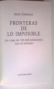 Fronteras De Lo Imposible