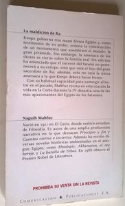 La Maldición De Ra / Keops Y La Gran Pirámide