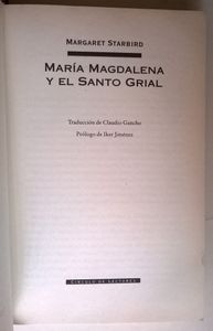 María Magdalena Y El Santo Grial