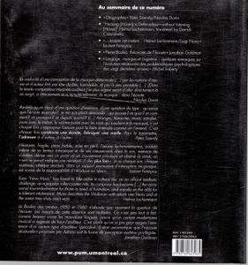Circuit Musiques Contemporaines - Qui Écoute ? 1 - Volume 13 Numéro 2