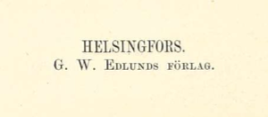 G. W. Edlunds Förlag