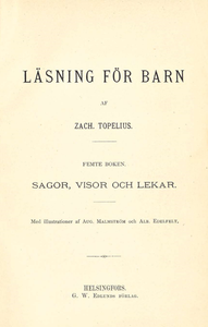 Läsning för barn. Femte boken. Sagor, visor och lekar.