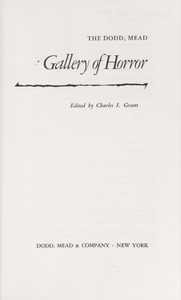 The Dodd, Mead Gallery of Horror