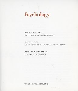 Psychology