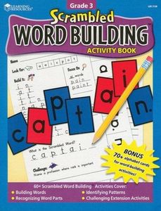 Scrambled Word Building Activity Book: Grade 3