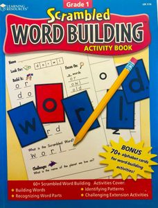 Scrambled Word Building Activity Book: Grade 1