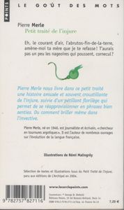 Petit Traité De L'injure
