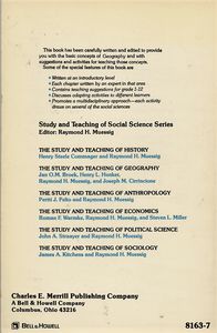 The Study and Teaching of Geography