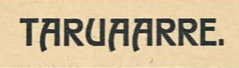 Taruaarre