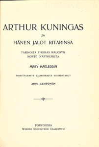 Arthur kuningas ja hänen jalot ritarinsa