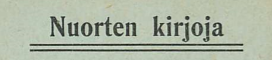 Nuorten kirjoja