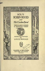Bold Robin Hood and His Outlaw Band