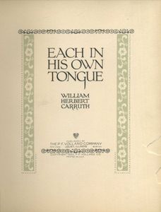Each in His Own Tongue