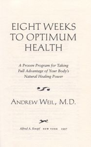 8 Weeks to Optimum Health