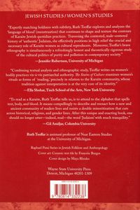 The Stains of Culture (An Ethno-Reading of Karaite Jewish Women)