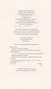 Simulacra and Simulation