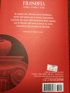 Filosofia - Storia Parole Temi