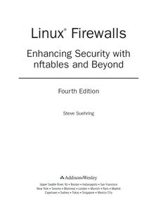 Linux Firewalls. 4th edition