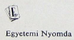 Egyetemi Nyomda