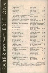 Selected Poems, 1935-1963