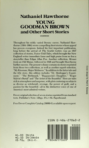 Young Goodman Brown and Other Short Stories
