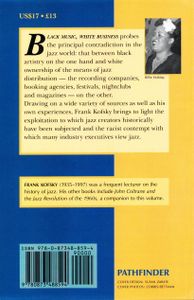 Black Music, White Business: Illuminating The History And Political Economy Of Jazz