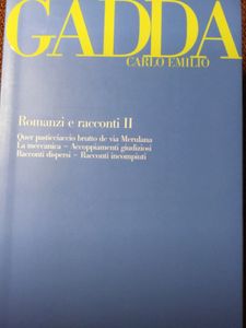 Carlo Emilio Gadda. Romanzi E Racconti II