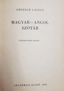Magyar-Angol szótár