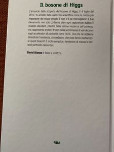 Il Bosone Di Higgs. La Particella Che Dà Sostanza A Tutte Le Cose