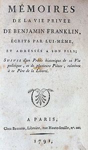 The Autobiography of Benjamin Franklin