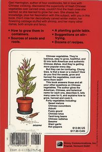 Grow Your Own Chinese Vegetables