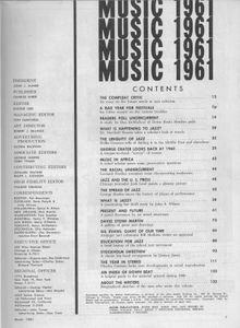 Down Beat's Music 1961