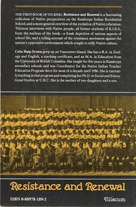Resistance and Renewal: Surviving the Indian Residential School