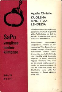 Kuolema Ilmoittaa Lehdessä